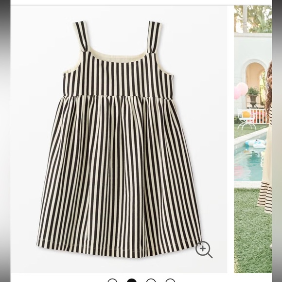 Hanna Andersson Other - NWOT* Hanna Andersson Black and White Striped Kids Dress-with pockets!